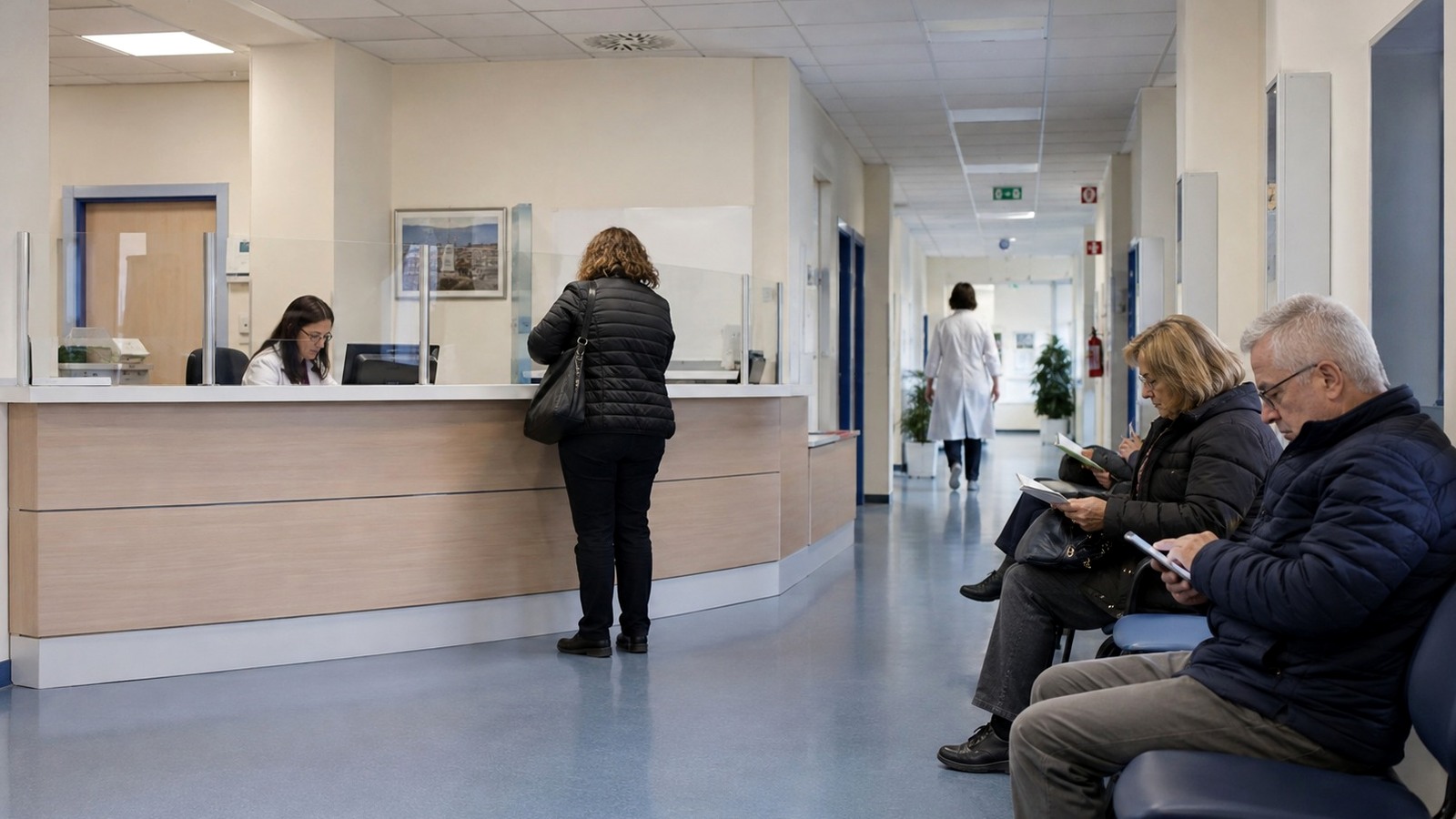 Persona che consulta servizi amministrativi digitali