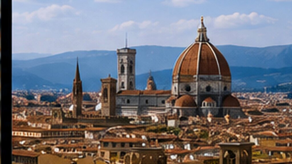 Veduta urbana di Firenze
