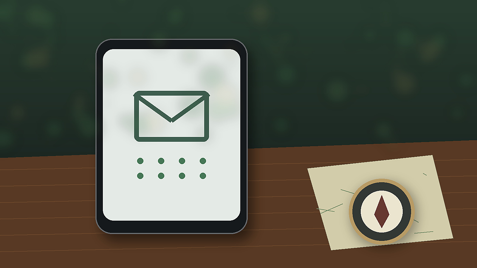Immagine sintetica contestuale di una comunicazione digitale legata a una battuta di caccia al cinghiale