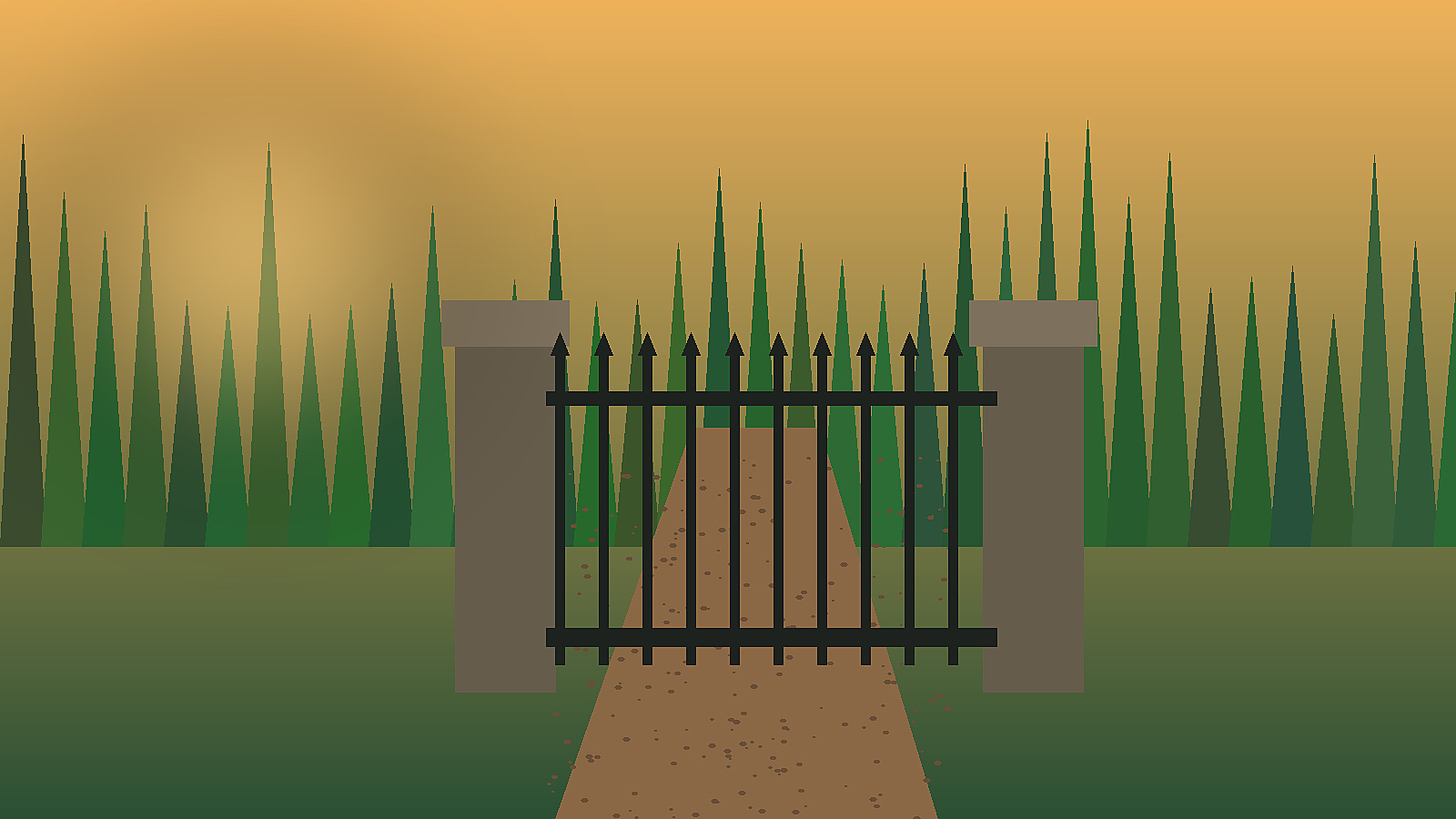 Immagine sintetica contestuale dell’ingresso a una riserva di caccia