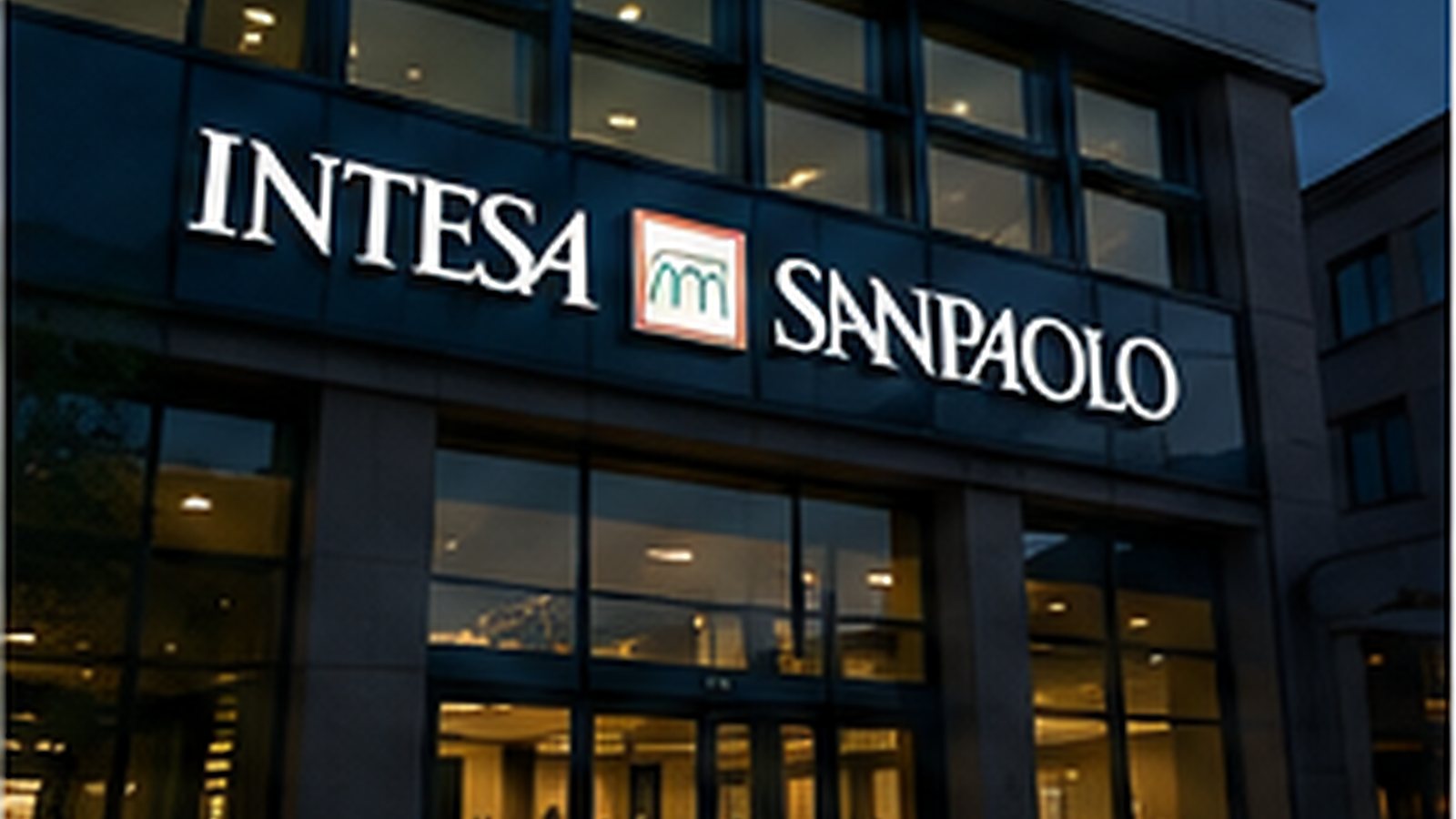 Immagine illustrativa di una sede bancaria Intesa Sanpaolo