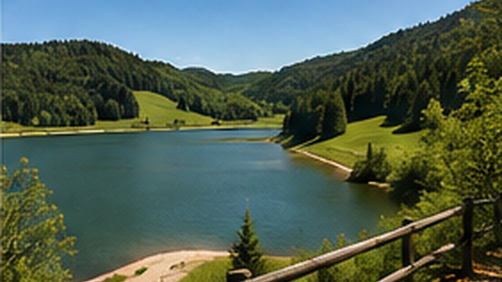 Immagine illustrativa del lago e dell’altopiano di Lavarone