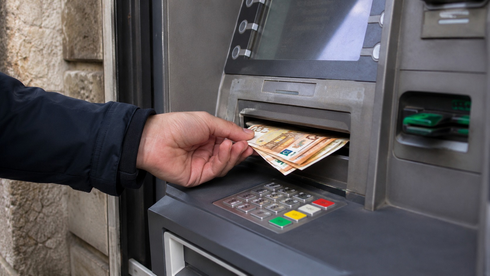 Fotografia editoriale contestuale per: Bancomat, limite mensile di 500 euro ai prelievi in contanti senza dichiarazione preventiva