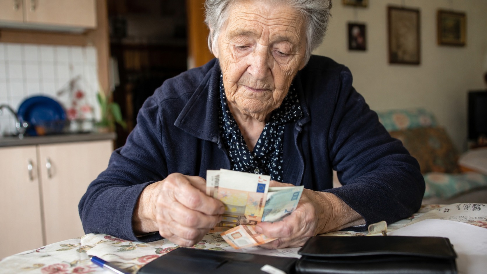 Fotografia editoriale contestuale per: Pensioni: pagamento il primo giorno bancabile e contanti allo sportello solo fino a 1.000 euro netti