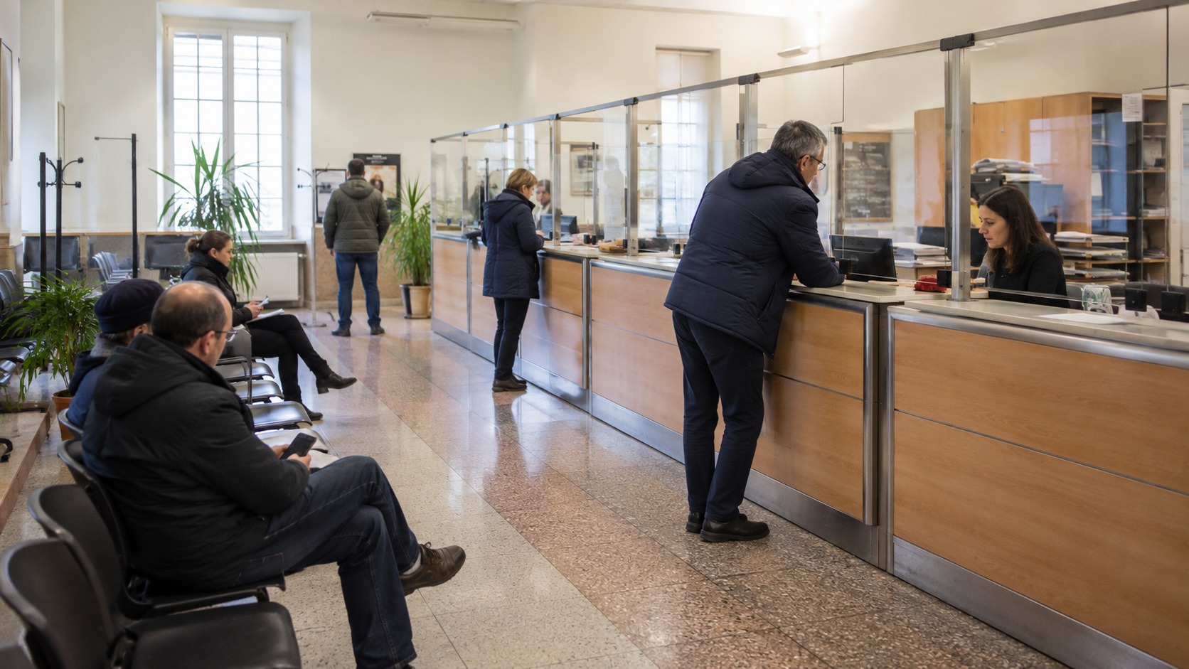 Fotografia editoriale contestuale per: Uffici comunali: dal 2027 accesso senza appuntamento soltanto per urgenze certificate