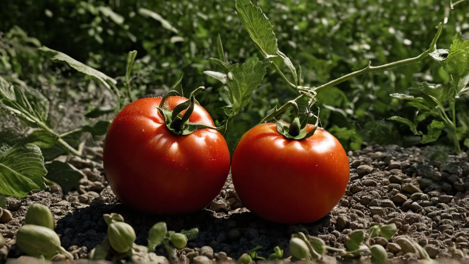 Laboratorio con modulo di coltivazione di pomodori in sospensione