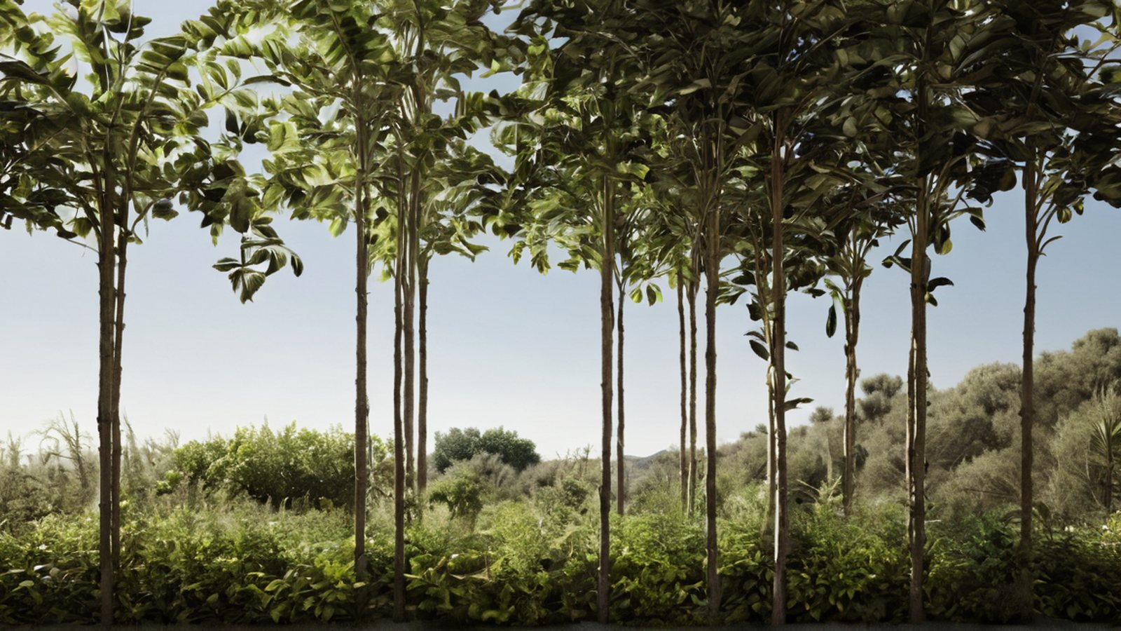Serra verticale con piante in scaffali